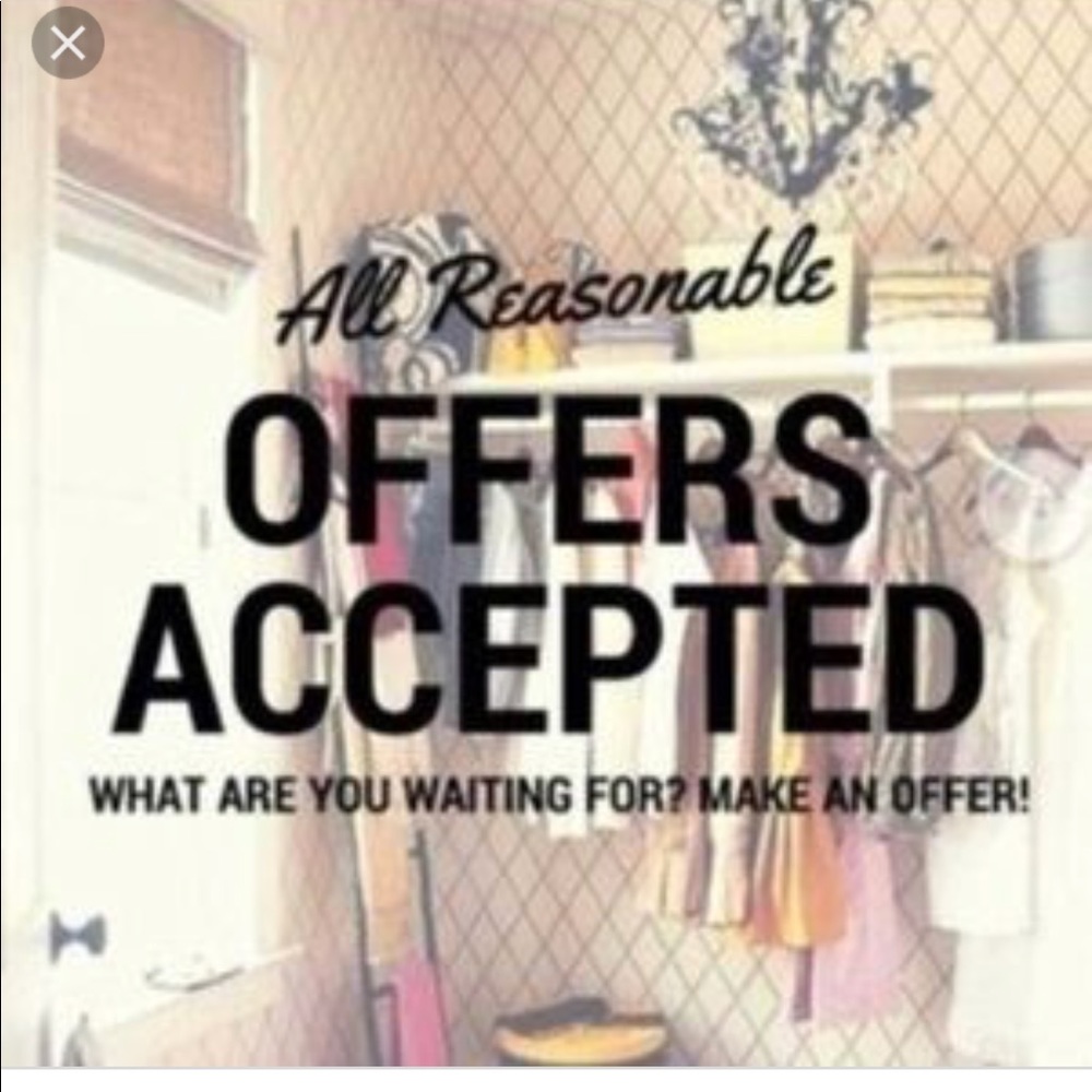 Willing to accept reasonable offers